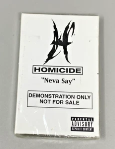 Homicide Neva Say Demo Cassette EAT 41286 New Sealed - Picture 1 of 2