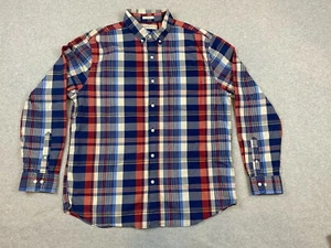 HAWKER RYE | Herren Hemd Gr. XL | Regular Stretch Fit rot blau weiß kariert kariert - Bild 1 von 10