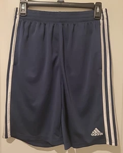 Adidas activewear shorts boy size XL 18-20. Dark Navy. Drawstring. Pockets - Picture 1 of 3