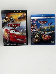Cars And Cars 2 (5 Disc Set includes 3-D) DVD Movies (includes 3-D Glasses) - Picture 1 of 10