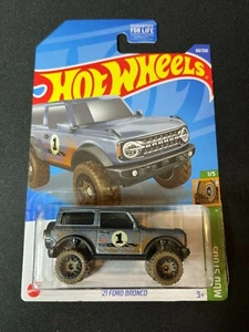 Hot Wheels 1/64 Mud Studs ’21 Ford Bronco 68/250 MUD STUDS 1/5  - Picture 1 of 2