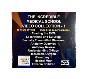 The Incredible Medical School Video Collection 1 DVD-ROM NEW and SEALED - Picture 1 of 2