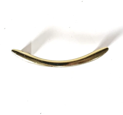 Amerock 419-3 Polished Brass Curved Cabinet Hardware Drawer Pulls  2.75" Center - Image 1 of 4