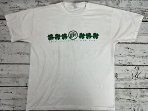 VTG 2001 Miller Lite St. Patricks Day Show Us Your Shamrock Kutztown PA T-Shirt