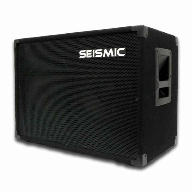 Seismic Audio SA-210 2x10" Bass Guitar Speaker Cabinet - Black