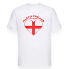 Bawełniany t-shirt St Georges Day England Ringspun 'Made In England' [biały]