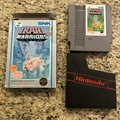 Ikari Warriors (NES Nintendo Entertainment System 1987) w/ box (no manual) - Image 1 of 3
