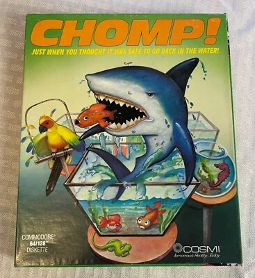 Chomp! (Commodore 64) 1989 Cosmi Corporation. Good, Working  Condition  - Image 1 of 3