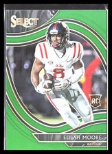 Elijah Moore 2021 Panini Chronicles Draft Picks Collegiate #257 Select Green