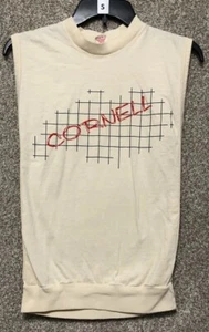 Vintage 70's Collegiate Pacific Cornell University Sleeveless Open T-shirt Small - Picture 1 of 12