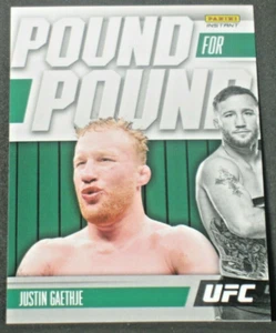 Justin Gaethje 2021 Panini libra instantánea por libra verde #PP12 (1/5) 1 de 5 - Imagen 1 de 2