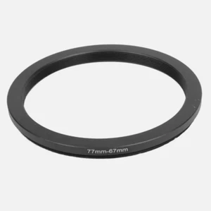 10 Pieces 77-67mm Metal Step Down Lens Filter Adapter Ring 77mm to 67mm Filter - Picture 1 of 2