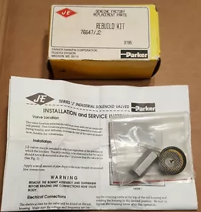 Kit de reconstrucción de chaquetas Evans Parker para válvula solenoide J2 76647 diafragma y émbolo - Imagen 1 de 6