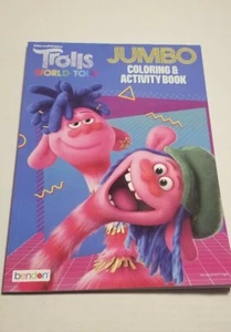 Trolls World Tour Jumbo Activity Book New coloring book - Picture 1 of 1
