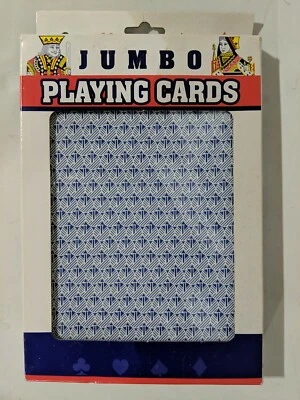 Jumbo Playing Cards 7 1/4" x 5" - Image 1 of 3