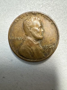 1968 D Lincoln Cent Top Rim & "L" on liberty - Bild 1 von 7