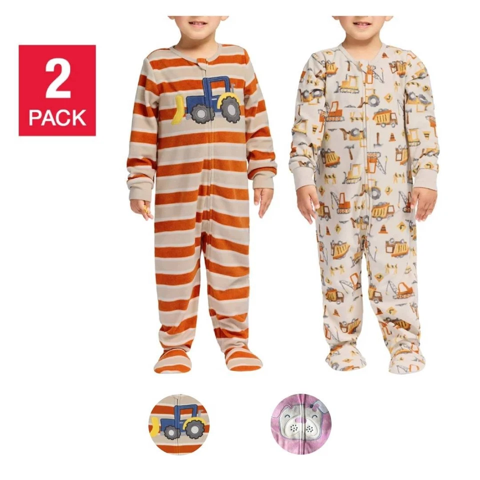 Paquete de 2 mantas pijama para dormir KHQ Kids-Headquarters 9M, 18M, 2T Foto 1 de 1