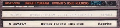 * Lot 3 CD Dwight Yoakam: This Time, Just Lookin A Bit, Dwights Used Records Foto 1 de 3