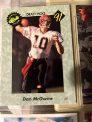 1991 Wild Card Draft - Dan McGwire #111 50 Stripe (RC) - Image 1 of 2