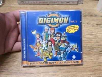 Digimon Adventure Vol. 2 Offizielle TV Soundrack CD Anime Manga  - Bild 1 von 4