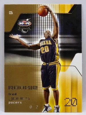 Tarjeta de novato 02-03 Hoops Stars Fred Jones (Indiana Pacers) #176 Foto 1 de 2