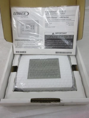 LENNOX COMFORTSENSE 7000 SERIES L7742U  Y0349 PROGRAMABLE TOUCHSCREEN THERMOSTAT - Image 1 of 4