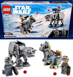 AT-AT vs TAUNTAUN MICROFIGHTERS Star Wars LEGO 75298 AT-AT Driver LUKE SKYWALKER - Picture 1 of 8