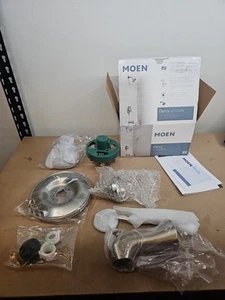 Moen 82550SRN Darcy One Handle Tub and Shower W Valve Brushed Nickel - Picture 1 of 7