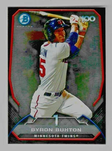 BYRON BUXTON 2014 TOPPS BOWMAN TOP 100 ROOKIE RC CARD #BTP-1 MLB TWINS STAR - Picture 1 of 2