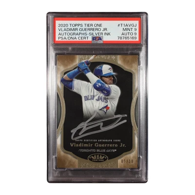 Vladimir Guerrero Jr. 2020 Topps Tier One Autographs Silver Ink #T1AVGJ #05/10 - Image 1 of 2