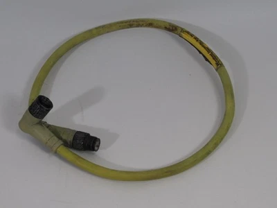 Brad Harrison 884031B02M005 90DEG Female to Straight Male 4A 250V .5M USED - Image 1 of 3