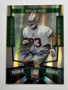 2010 Panini Donruss Elite #182 Taylor Mays Turn of the Century Auto AR95 - Foto 1 di 2