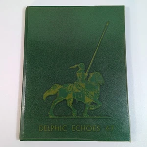 Vintage 1967 Delphic Echoes Dinuba High School California Yearbook - Signatures - Picture 1 of 7