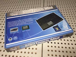 Adesso SlimTouch 410 Mini Touchpad Keyboard AKB-410UB in original box - Picture 1 of 5