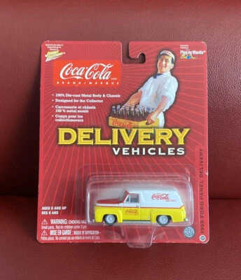 Coca-Cola Johnny Lightning Delivery 1955 Ford Panel Delivery Real Wheels Series - Image 1 of 2