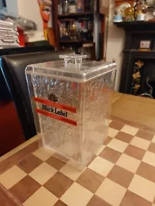RARE Vintage 1980s Plastic Advertising Carling Black Label Pub Bar ice bucket - Picture 1 of 10