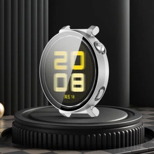 PC Case TTempered Glass Film Cover for Huawei Watch GT5 Pro 42MM(Frosted Silver) - Zdjęcie 1 z 6