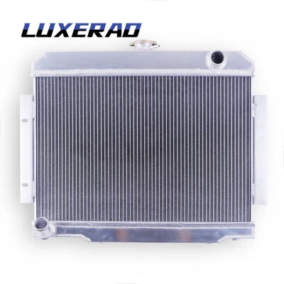 Radiador de refrigeración de carreras Fit 1972-1986 Jeep CJ5/CJ6/CJ7 NUEVO 3 filas núcleo de aluminio Foto 1 de 4