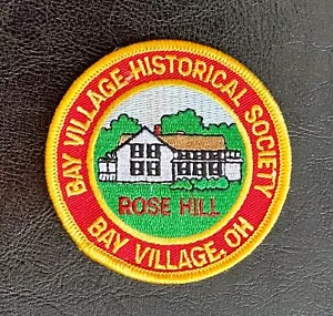 Embroidered Patch Bay Village Historical Society - Bay Village, OH Iron-on/Sew - Picture 1 of 3