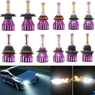 LED Conversion Headlight KIT 100W 12000LM 6000K Bulbs Xenon White Bright 9007 H4 Foto 1 de 4
