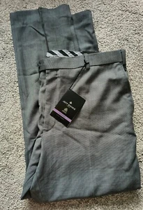 Jeff Banks Grey Formal Trousers Size 30S New - Picture 1 of 6