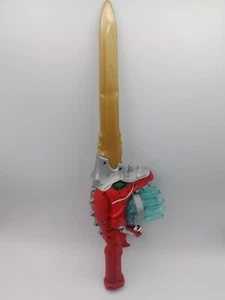 2015 Bandai Power Rangers Dino Charge Super Drive Red Saber Sword Weapon WORKS - Picture 1 of 9