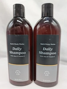 Qty (2) Bath & Body Works DAILY SHAMPOO Set 16 oz Aloe Vitamin E Lavender Sage - Picture 1 of 3