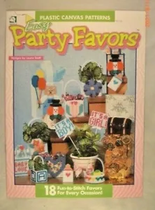 Easy Party Favors In Plastic Canvas - House of White Birches #181026 17 Patterns - Imagen 1 de 8
