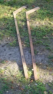 2 WOODEN HOCKEY STICKS NORTHLAND PRO GERRY COSBY - Picture 1 of 24