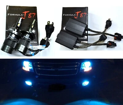 LED G8 Canceler 9003 HB2 H4 8000K Icy Blue Two Bulbs Fog light High Beam Replace - Image 1 of 4
