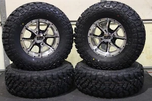 CAN AM COMMANDER 800 28" KLEVER X/T RADIAL ATV TIRE 14" COBRA M/B WHEEL KIT 1CA - Picture 1 of 7