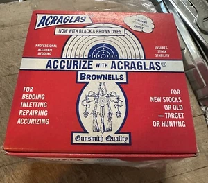 Brownell's Acraglas Bedding to Strengthen the Wood to Improve Shooting Accuracy - Picture 1 of 3