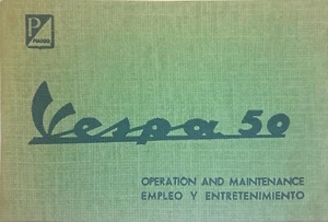 Vintage Vespa 50 Operation And Maintenance Booklet - Picture 1 of 3