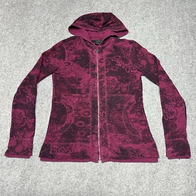 Женская вафельная вязаная тепловая толстовка с капюшоном Calvin Klein Jeans размер Small Pockets - Изображение 1 из 4